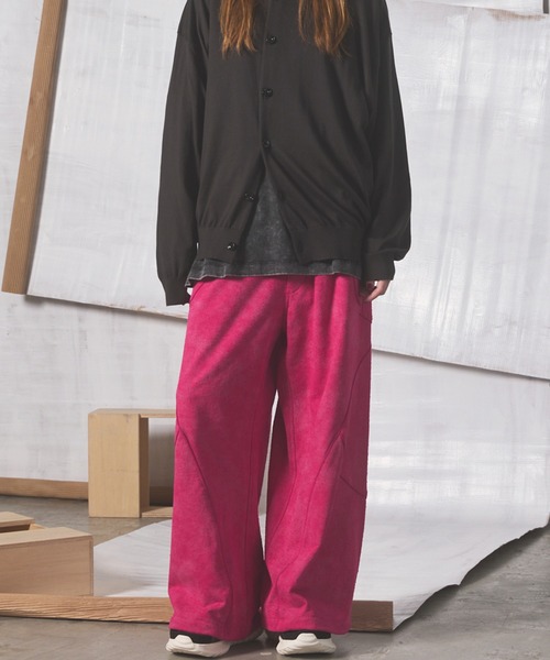 MAISON SPECIAL(メゾンスペシャル)の「《UNISEX》Distressed Effect Prime-Wide Sweatpants/グランジダメージプライムワイドスウェットパンツ【MAISON SPECIAL/メゾンスペシャル】■セットアップ対応■(スウェットパンツ・メンズ・ピンク/グレー/ネイビー/ブラック・1/0/2)」の22枚目の写真