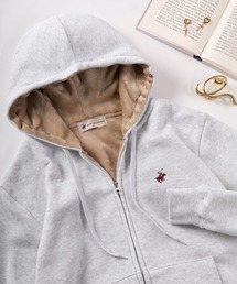 make a ray!（メイク ア レイ！）の「【71】【BEVERLY HILLS POLO CLUB/ビバリーヒルズポロクラブ】ワンポイント刺繍 裏シャギー ジップパーカー/フーディー/レディース（パーカー）」