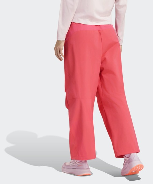 adidas(アディダス)の「ラン ウーブン ロングパンツ / アディダス adidas(その他パンツ・レディース・ピンク・XX-LARGE/LARGE/MEDIUM/SMALL/X-LARGE)」の2枚目の写真