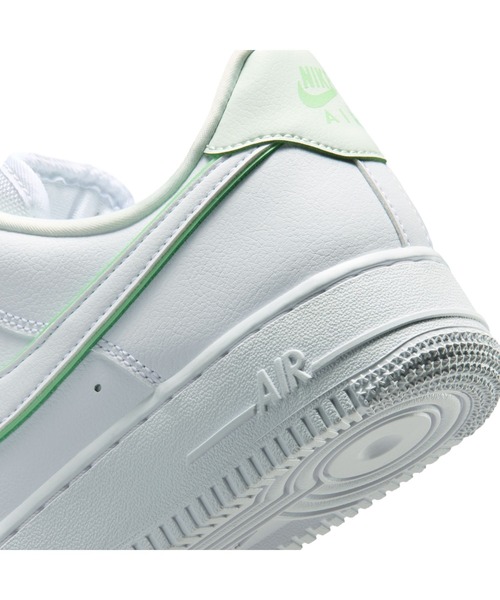 NIKE（ナイキ）の「NIKE/ナイキ WS ｴｱ ﾌｫｰｽ 1 07（スニーカー・レディース・ホワイト×グリーン・25cm/24.5cm/24cm/23.5cm/23cm/22.5cm/22cm）」の11枚目の写真