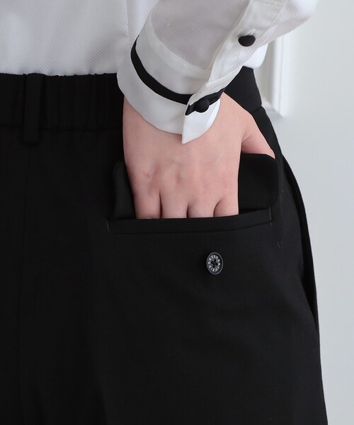 DRESSTERIOR（ドレステリア）の「【セットアップ可】CAREEMAN カルゼジャージー  ショートパンツ（その他パンツ・レディース・ブラック・38/36/34）」の3枚目の写真
