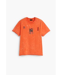 Desigual（デシグアル）の「ロボットモチーフ刺繍 半袖Tシャツ（Tシャツ/カットソー）」
