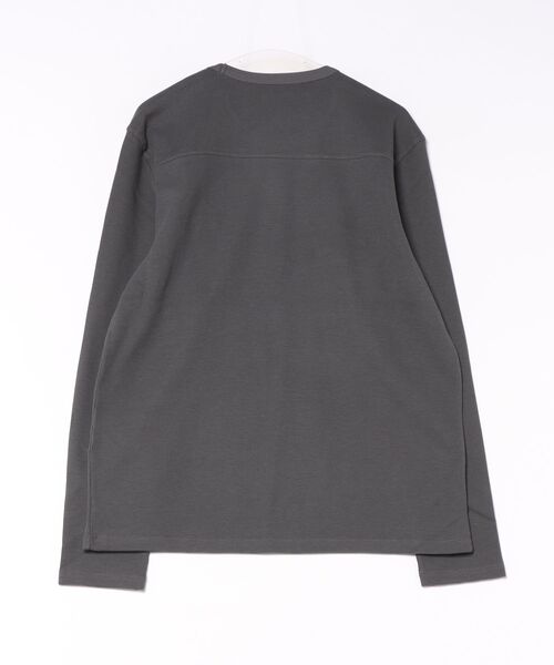 ALLSAINTS（オールセインツ）の「ELLIS WAFFLE TEXTURE LONG SLEEVE CREW | ELLIS ワッフル テクスチャ― 長袖 クルー（Tシャツ/カットソー・メンズ・グレー系その他・XS/S/M）」の2枚目の写真