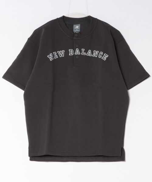 NEW BALANCE(ニューバランス)の「New Balance ニューバランス M O.HシグネチャーヘンリーネックT ショートスリーブ MT62V56ZBLK BLK(Tシャツ/カットソー・メンズ・ブラック・XX-LARGE/X-LARGE/LARGE/SMALL)」の1枚目の写真