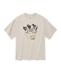ふんわり半袖Tシャツ ベージュ
