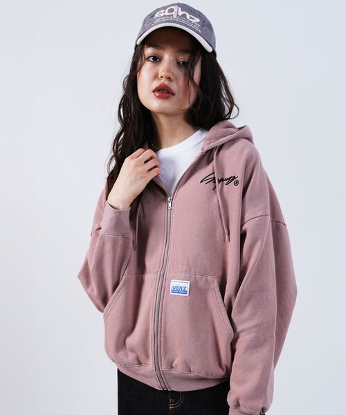 SEQUENZ(シークエンズ)の「ヴィンテージ / ワークジップパーカー / WORK AGING ZIP P/K(パーカー・メンズ・モカ/ブラック/ピンク系その他2・X-LARGE/LARGE/MEDIUM)」の3枚目の写真
