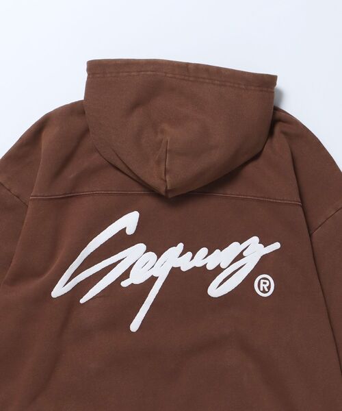 SEQUENZ(シークエンズ)の「ヴィンテージ / ワークジップパーカー / WORK AGING ZIP P/K(パーカー・メンズ・モカ/ブラック/ピンク系その他2・X-LARGE/LARGE/MEDIUM)」の5枚目の写真