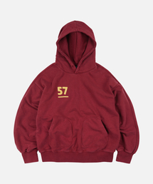 HOP ON HOODY _ WASHED RED