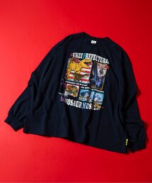 BREEZE（ブリーズ）の「福井県立恐竜博物館コラボ ロゴモチーフロンT(大人)（Tシャツ/カットソー）」