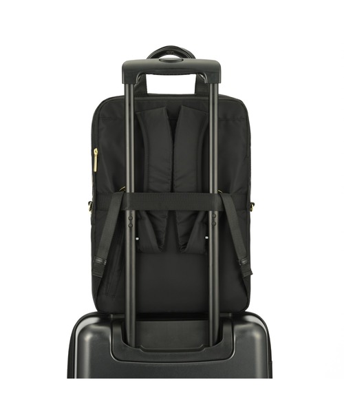 ACE GENE(エースジーン)の「【ace. GENE/エースジーン】 フィッテム ビジネスリュック 15L(バックパック/リュック・レディース・ベージュ/チャコール/ブラック系その他/ブラック・FREE)」の16枚目の写真