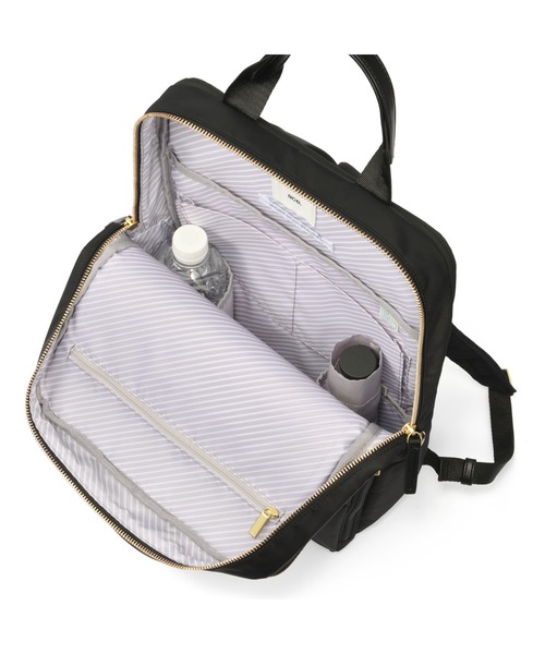 ACE GENE(エースジーン)の「【ace. GENE/エースジーン】 フィッテム ビジネスリュック 15L(バックパック/リュック・レディース・ベージュ/チャコール/ブラック系その他/ブラック・FREE)」の9枚目の写真