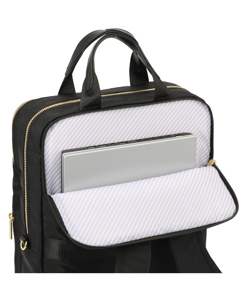 ACE GENE(エースジーン)の「【ace. GENE/エースジーン】 フィッテム ビジネスリュック 15L(バックパック/リュック・レディース・ベージュ/チャコール/ブラック系その他/ブラック・FREE)」の11枚目の写真