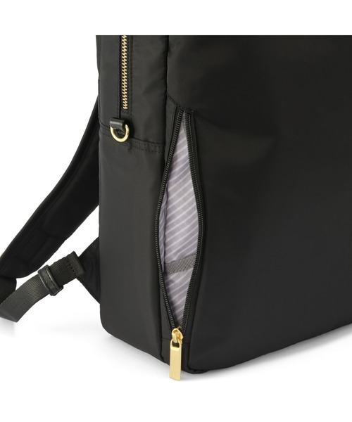 ACE GENE(エースジーン)の「【ace. GENE/エースジーン】 フィッテム ビジネスリュック 15L(バックパック/リュック・レディース・ベージュ/チャコール/ブラック系その他/ブラック・FREE)」の13枚目の写真