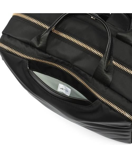 ACE GENE(エースジーン)の「【ace. GENE/エースジーン】 フィッテム ビジネスリュック 15L(バックパック/リュック・レディース・ベージュ/チャコール/ブラック系その他/ブラック・FREE)」の12枚目の写真