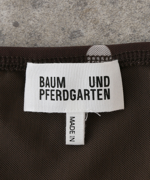 IENA(イエナ)の「BAUM UND PFERDGARTEN/バウム ウンド ヘルガーデン RECY MESH SK JESSIKA24955(スカート・レディース・ブラウン・FREE)」の8枚目の写真