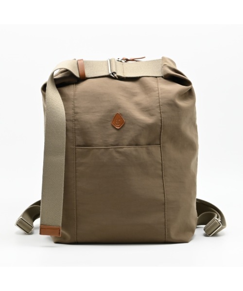 CLEDRAN(クレドラン)の「【軽量ナイロン】CL3929 PELI 2WAY RUCK SACK(バックパック/リュック・レディース・ブラック/ダークベージュ/チャコールグレー・FREE)」の4枚目の写真