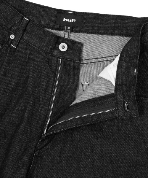HUF(ハフ)の「CLASSIC DENIM PANT(デニムパンツ・メンズ・ノンウォッシュ/ブラック・36/34/32/30/28)」の9枚目の写真