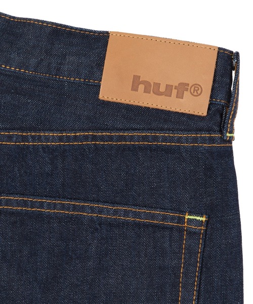 HUF(ハフ)の「CLASSIC DENIM PANT(デニムパンツ・メンズ・ノンウォッシュ/ブラック・36/34/32/30/28)」の4枚目の写真