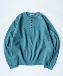 SINSS（シンス）の「Washable henley knit / ウォッシャブルヘンリーニット（ニット/セーター）」
