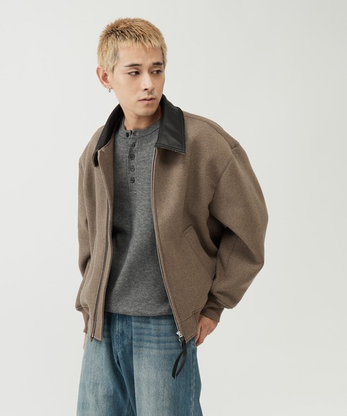 SINSS(シンス)の「Washable henley knit / ウォッシャブルヘンリーニット(ニット/セーター・メンズ・オレンジ/グレー/ブラウン/ブラック/チャコール/コバルトブルー・SMALL/X-SMALL/LARGE/MEDIUM)」の7枚目の写真