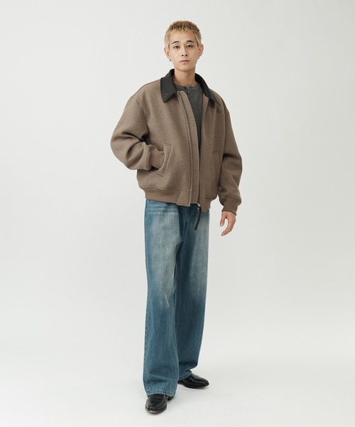 SINSS(シンス)の「Washable henley knit / ウォッシャブルヘンリーニット(ニット/セーター・メンズ・オレンジ/グレー/ブラウン/ブラック/チャコール/コバルトブルー・SMALL/X-SMALL/LARGE/MEDIUM)」の9枚目の写真