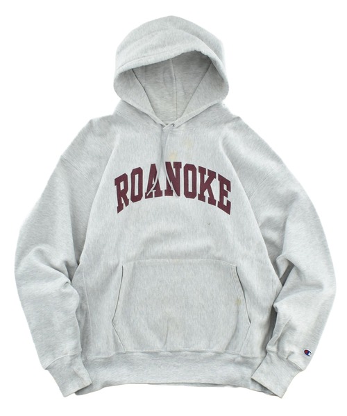 Champion(チャンピオン)の「【USED】Y2K Champion "ROANOKE" リバースウィーブ フーディー(スウェット・メンズ・グレー・X-LARGE)」の1枚目の写真
