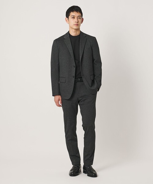 UNITED ARROWS(ユナイテッドアローズ)の「シャークスキン シングル 2ボタン テーラードジャケット UA COZY ウォッシャブル 2WAYストレッチ(テーラードジャケット・メンズ・ダークブラウン/ネイビー/ダークグレー・M/XL/S/L/XXL)」の5枚目の写真