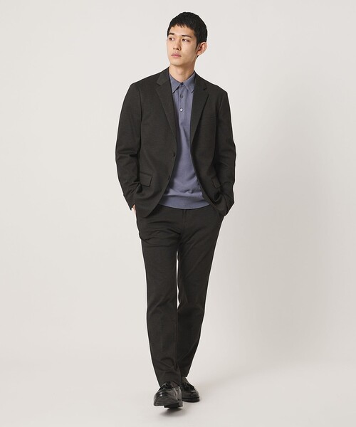 UNITED ARROWS(ユナイテッドアローズ)の「シャークスキン シングル 2ボタン テーラードジャケット UA COZY ウォッシャブル 2WAYストレッチ(テーラードジャケット・メンズ・ダークブラウン/ネイビー/ダークグレー・M/XL/S/L/XXL)」の7枚目の写真