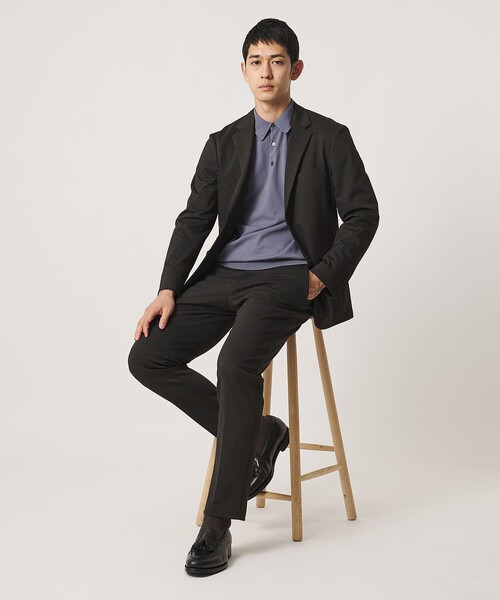 UNITED ARROWS(ユナイテッドアローズ)の「シャークスキン シングル 2ボタン テーラードジャケット UA COZY ウォッシャブル 2WAYストレッチ(テーラードジャケット・メンズ・ダークブラウン/ネイビー/ダークグレー・M/XL/S/L/XXL)」の8枚目の写真