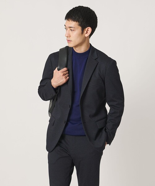 UNITED ARROWS(ユナイテッドアローズ)の「シャークスキン シングル 2ボタン テーラードジャケット UA COZY ウォッシャブル 2WAYストレッチ(テーラードジャケット・メンズ・ダークブラウン/ネイビー/ダークグレー・M/XL/S/L/XXL)」の9枚目の写真