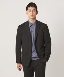 シャークスキン シングル 2ボタン テーラードジャケット UA COZY ウォッシャブル 2WAYストレッチ