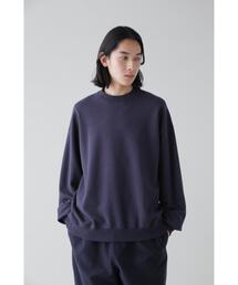 Y / ORGANIC COTTON BLEND HEAVY WEIGHT FLEECE CREW NECK