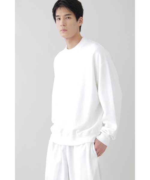 YLEVE(イレーヴ)の「Y / ORGANIC COTTON BLEND HEAVY WEIGHT FLEECE CREW NECK(Tシャツ/カットソー・メンズ・ホワイト・1)」の21枚目の写真