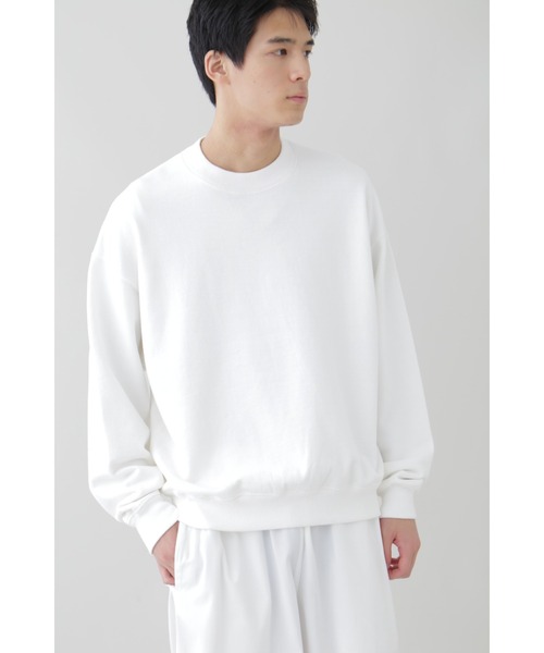 YLEVE(イレーヴ)の「Y / ORGANIC COTTON BLEND HEAVY WEIGHT FLEECE CREW NECK(Tシャツ/カットソー・メンズ・ホワイト・1)」の22枚目の写真
