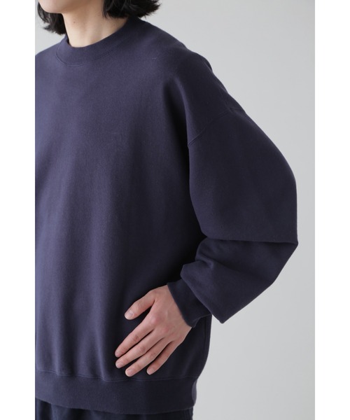 YLEVE(イレーヴ)の「Y / ORGANIC COTTON BLEND HEAVY WEIGHT FLEECE CREW NECK(Tシャツ/カットソー・メンズ・ホワイト・1)」の11枚目の写真