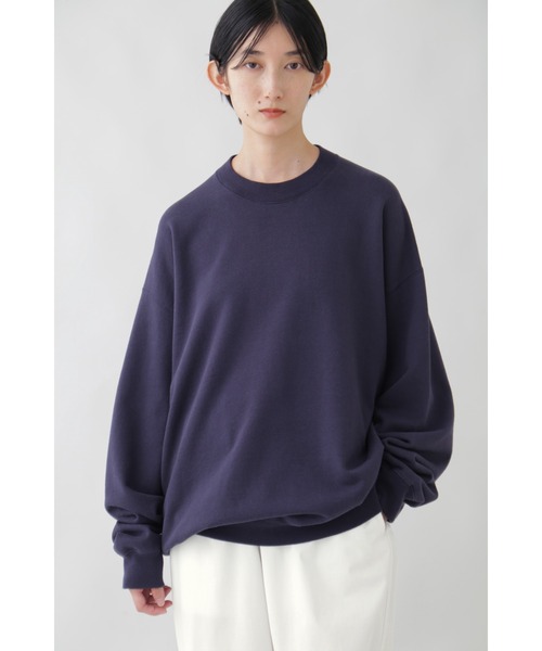 YLEVE(イレーヴ)の「Y / ORGANIC COTTON BLEND HEAVY WEIGHT FLEECE CREW NECK(Tシャツ/カットソー・メンズ・ホワイト・1)」の3枚目の写真