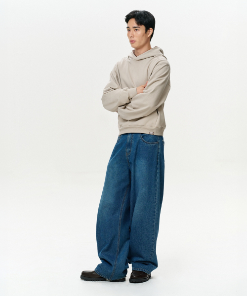 ERA(エラ)の「ユニセックス ERAカラー レイヤードフーディー - オートミール(パーカー・レディース・その他・SMALL/MEDIUM/LARGE)」の6枚目の写真