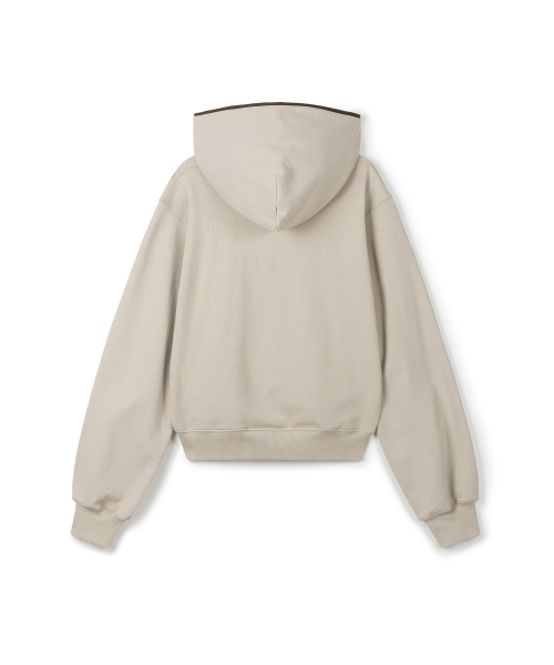 ERA(エラ)の「ユニセックス ERAカラー レイヤードフーディー - オートミール(パーカー・レディース・その他・SMALL/MEDIUM/LARGE)」の13枚目の写真