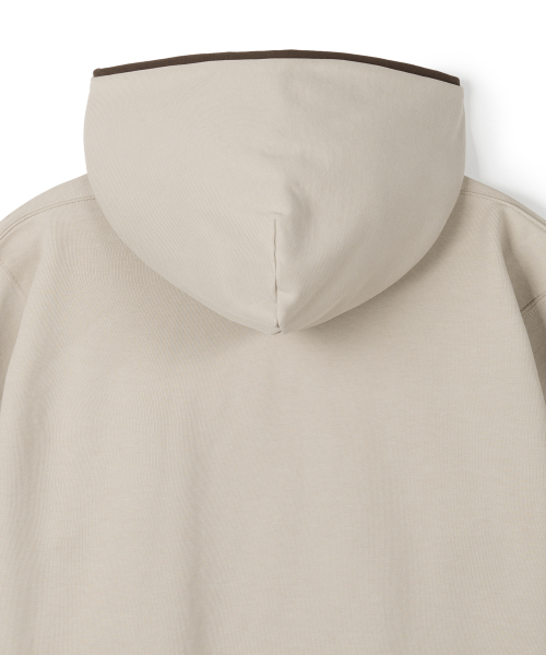 ERA(エラ)の「ユニセックス ERAカラー レイヤードフーディー - オートミール(パーカー・レディース・その他・SMALL/MEDIUM/LARGE)」の15枚目の写真