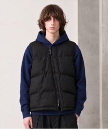 rehacer(���A�Z��)��rehacer : Slant Puff Vest  / �X�����g �p�t �x�X�g(�_�E���x�X�g)