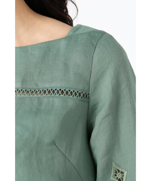 定価2.9万 FIGARO PARIS シャンブレー レース 比翼 シャツ 36 楽天市場】ALCARZA/羽衣シャツ【ダンガリーワークシャツ】日本製