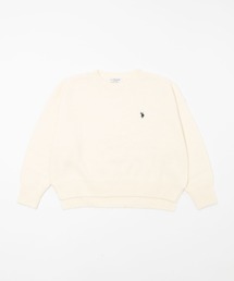 ∴WEGO/【26年秋冬新作】別注U.S.POLO ASSN.モヘアライクニットプルオーバー