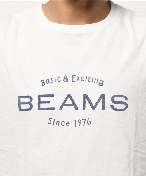 BEAMS(ビームス)の「BEAMS / ロゴ Tee 16SS(Tシャツ/カットソー・メンズ・ネイビー/ホワイト・X-LARGE/MEDIUM/LARGE/SMALL)」の3枚目の写真