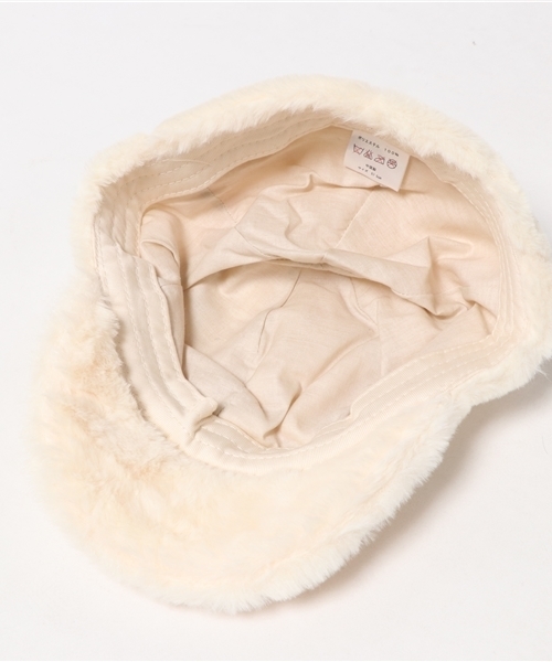 Me%（ミィパーセント）の「ＡＬＬファー２ＣＡＰ 737224（キャップ・レディース・ブラック系その他/ホワイト系その他/グレー系その他/ブラウン系その他・ONE SIZE）」の7枚目の写真