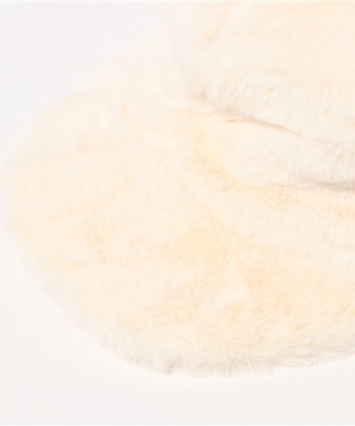 Me%（ミィパーセント）の「ＡＬＬファー２ＣＡＰ 737224（キャップ・レディース・ブラック系その他/ホワイト系その他/グレー系その他/ブラウン系その他・ONE SIZE）」の8枚目の写真