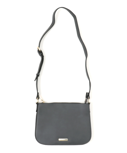 PLAIN CLOTHING（プレーンクロージング）の「フラットショルダーバッグ【PLAIN CLOTHING】（ショルダーバッグ・レディース・グリーン/ボルドー/ブラウン/グレー/ブラック・FREE）」の20枚目の写真