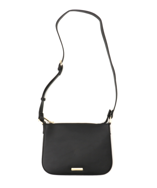 PLAIN CLOTHING（プレーンクロージング）の「フラットショルダーバッグ【PLAIN CLOTHING】（ショルダーバッグ・レディース・グリーン/ボルドー/ブラウン/グレー/ブラック・FREE）」の16枚目の写真