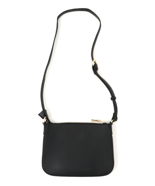 PLAIN CLOTHING（プレーンクロージング）の「フラットショルダーバッグ【PLAIN CLOTHING】（ショルダーバッグ・レディース・グリーン/ボルドー/ブラウン/グレー/ブラック・FREE）」の6枚目の写真