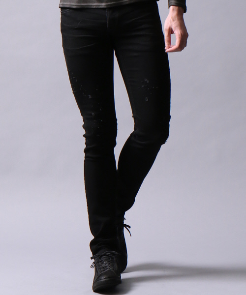 5351 POUR LES HOMMES（ゴーサンゴーイチプールオム）の「ディストーションスーパーストレッチスキニーデニム（その他パンツ・メンズ・ブラック/カーキ/グレー・46/44/48/50）」の2枚目の写真