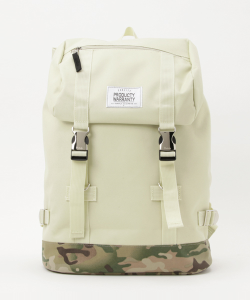 PRODUCTY WARRANTY（プロダクティワランティ）の「【PRODUCTY WARRANTY】ダブルバックル バックパック（バックパック/リュック・メンズ・チャコール/ブラック×ホワイト/グレー/ブラック/ベージュ/ネイビー/グレー系その他/ブラック系その他/ブラック系その他2/オリーブ/ブルー系その他・FREE）」の8枚目の写真